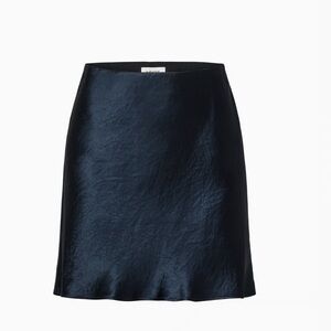 Aritzia Satin Mini Skirt